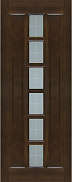 Межкомнатная дверь массив сосны Поставский мебельный центр Модель №11 ДО, Темный лак (800х2000)