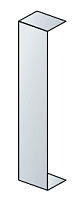 Заглушка торцевая Альта-Профиль Альта-Борд Белый 107х18 мм