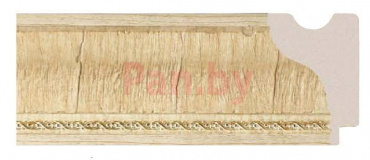 Плинтус потолочный из дюрополимера Decor-Dizayn Султан Багет 175-5 фото № 1