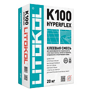 Клеевая смесь для плитки Litokol Hyperflex K100 20кг