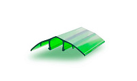 Соединительный профиль для поликарбоната Юг-Ойл-Пласт разъемный НСР 4-10 мм зеленый (база/крышка)