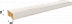Декоративная интерьерная рейка из МДФ Stella Бриона Дуб Санремо Белый 2700*40*16 фото № 1