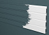Декоративная реечная панель из дюрополимера Decor-Dizayn Белая Лепнина DD914 2000*240*13 мм фото № 4