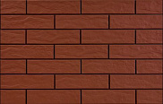 Клинкерная плитка для фасада Cerrad Rot 65x245x6,5 рельефная