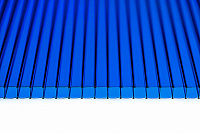 Поликарбонат сотовый Сибирские теплицы синий 4 мм