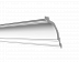 Плинтус потолочный из дюрополимера Decor-Dizayn Белая Лепнина Карниз DD 16 фото № 1