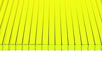 Поликарбонат сотовый Сэлмакс Групп Скарб желтый 6 мм, 2100*6000 мм
