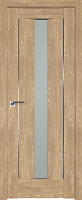 Межкомнатная дверь царговая экошпон ProfilDoors серия XN Модерн 2.48XN, Каштан натуральный Мателюкс матовый (молдинг алюминий)