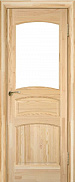 Межкомнатная дверь массив сосны Поставский мебельный центр Модель №16 ДО, Неокрашенная, 800х2000 мм
