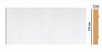 Декоративная панель из полистирола Декомастер Дуб белый с золотом B10-118 2400х100х9