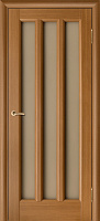 Межкомнатная дверь массив сосны Vilario (Стройдетали) Гутта ДО, Орех