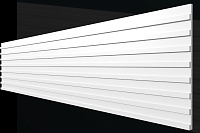 Декоративная реечная панель из дюрополимера Decor-Dizayn Белая Лепнина DD911 3000*240*10 мм