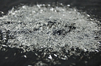 Блестки для жидких обоев Bioplast серебро люрекс (полоска)