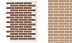 Гибкая фасадная панель АМК Клинкер однотонный 103 фото № 1