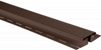 H профиль (соединительная планка) для сайдинга Альта-Профиль Коричневый, 3м