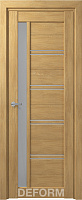 Межкомнатная дверь царговая экошпон Deform Серия D D19 Дуб шале натуральный Мателюкс