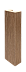 Декоративная интерьерная рейка из МДФ Albico Wondermax Дуб светлый 2800*40*22 фото № 1
