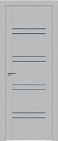 Межкомнатная дверь царговая ProfilDoors серия U Модерн 2.80U, Манхэттен Мателюкс графит