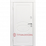 Входная дверь металлическая Titan.Doors  Венеция, Белый/Белый