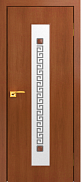 Межкомнатная дверь МДФ ламинированная Юни Стандарт С-Т1, Итальянский орех