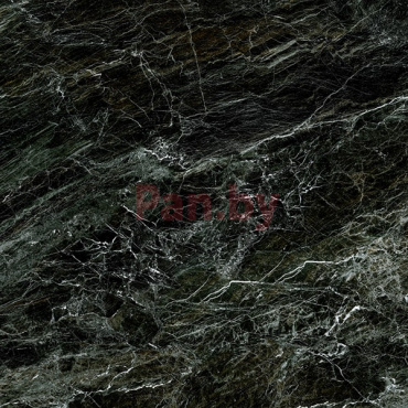 Керамогранит (грес) под мрамор Гранитея Караташ G388 Черно-Зеленый 600x600 полированный фото № 2