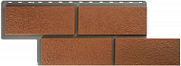Фасадная панель (цокольный сайдинг) Альта-Профиль Неаполитанский камень Терракотовый