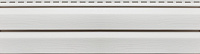 Сайдинг наружный виниловый Ю-пласт Корабельный брус Белый