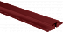 H профиль (соединительная планка) для сайдинга Альта-Профиль Красный, 3м фото № 1
