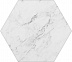 Керамогранит (грес) под мрамор Atem Miracle Hexagon WM 346x400 фото № 1
