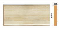 Декоративная панель из полистирола Декомастер Светлое золото B10-281 2400х100х9
