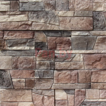 Декоративный искусственный камень Декоративные элементы Коста-Брава 11-189 Бежево-коричневый с серым фото № 1