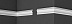 Плинтус потолочный из пенополистирола Де-Багет C 03 60х15 мм фото № 1