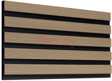 Декоративная реечная панель из полистирола Decor-Dizayn 904-63SH Груша светлая 3000*150*10 мм фото № 3