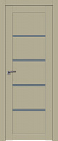 Межкомнатная дверь царговая ProfilDoors серия U Модерн 2.09U, Шеллгрей Мателюкс графит