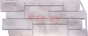 Фасадная панель (цокольный сайдинг) FineBer Камень природный Жемчужный фото № 1