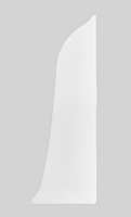 Заглушка для плинтуса ПВХ Arbiton Vigo 60 001 Белый (левая+правая)