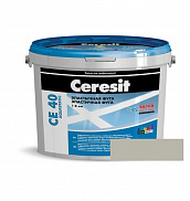 Фуга (затирка для швов) Ceresit CE 40 Aquastatic серый №7 5 кг
