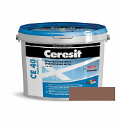 Фуга (затирка для швов) Ceresit CE 40 Aquastatic шоколад №58 5 кг