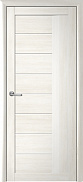 Межкомнатная дверь МДФ экошпон Albero Мегаполис Марсель Кипарис Белый, белый акрилат