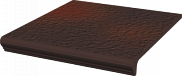Клинкерная ступень Paradyz Cloud Brown Duro с капиносом 300x330 рельефная