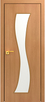 Межкомнатная дверь МДФ ламинированная Юни Стандарт С-15, Миланский орех