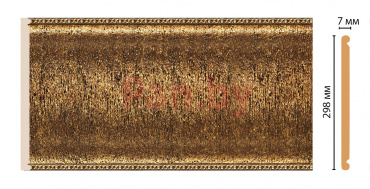 Декоративная панель из полистирола Декомастер Stone Line Q30-43 2400х298х7 фото № 1
