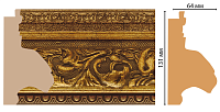 Декоративный багет для стен Декомастер Ренессанс 947-565