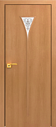 Межкомнатная дверь МДФ ламинированная Юни Стандарт С-4, Миланский орех (фьюзинг)
